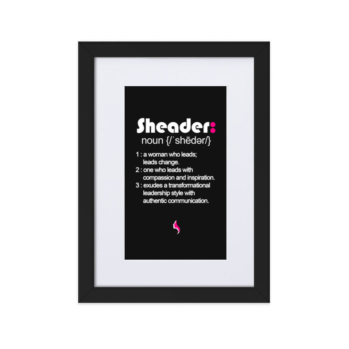 Matte Paper Framed Poster With Mat