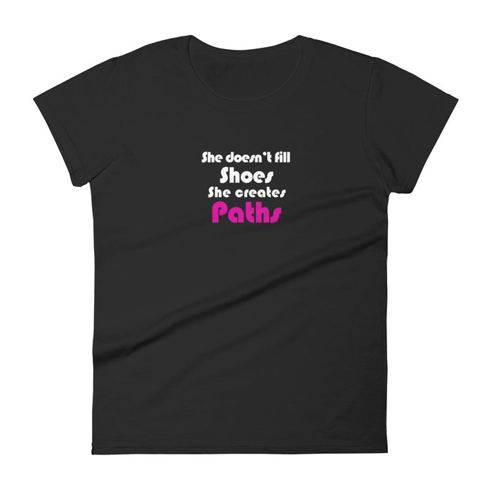 She Creates Paths - Women's short sleeve t-shirt